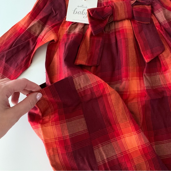 Hallmark baby plaid flannel dress size 2T - Picture 3 of 5